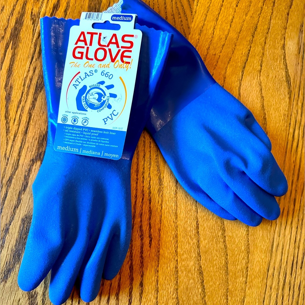 Atlas 660 PVC Gloves (Medium)